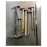Sledges Mauls Pick Axes Pry Bar