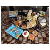 Vintage Vanity Perfume Chanel Compacts Mirror Box