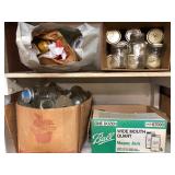 Lot of Mason Jars