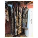 Lot of Camo Waders Remington Cabalas