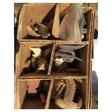 Box of Carved / Unfinished Wood Sculptures Birds