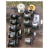 Lot of Fishing Reels Penn 330 GTI Graphite