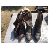 2 Cowboy Boots Farm Ranch Dan Post S 15