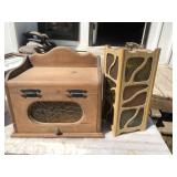 Midcentury Bread Box & Hanging Light