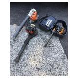 2 Leaf Blowers Sthil Poulan 1 Chainsaw Gas Powered