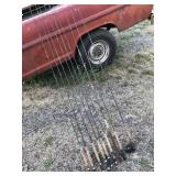 9 Fishing Rods & Reels