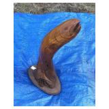 Large Fish Sculpture Wood Craving 25' Tall