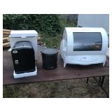 Mini Fridge & Big George Rotisserie Chicken Cooker