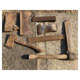Lot of Ax Heads & Hatchets