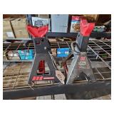 2 Motomaster 2 ton Axle Stands