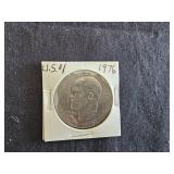 US 1976 Silver Dollar & 1939 Silver Nickel