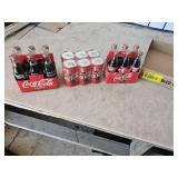 2 - 6 Pack Full Coke Classic Bottles & Coke Tin