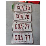2 Sets Vintage Yukon Commercial Consecutive Order