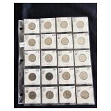 2 Pages Canadian 15 cent Coins