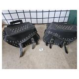 Motor Bike Saddle Bags and Gas Can