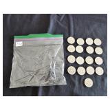 17 - 1973 Canadian Half Dollar Coins