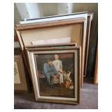 7 Framed Pictures by Norman Rockwell