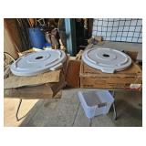 7 New Recycle Lids for Brute 44gal. Garbage Can