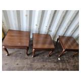 4 Solid Cherry Side Tables