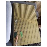 Antique Etched Wall Mirror