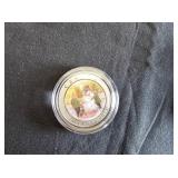 2013 Canadain Lenticulat Snowman 50 cent Coin