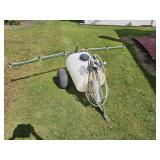 Tow Behind 30 Gal. Sprayer with Booms and Wand