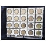 20 Canadian Dollar Coins