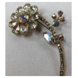 VTG Rhinestone Brooch