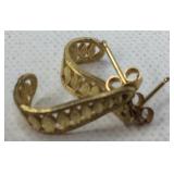 14k Gold Hoop Earrings 2gr