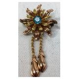 VTG Van Dell 1/20 12k. GF Rose Pendant