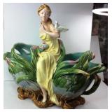 VTG Ceramic Mantel Vase with a story to be told