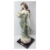 Giuseppe Armani 'lady holding basket of roses ï¿½