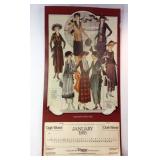 Rare Vogue Butterick 1985 Calendar