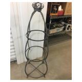Vintage 3 tier wrought iron etagere