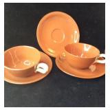 VTG Homer Laughlin Cup & Saucer Set ( 2 )