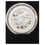 50th Anniversary George Plate Gold Trim  Japan