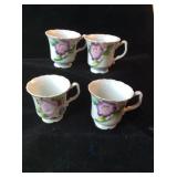 VTG China Footed Tea Cups ( 4 )
