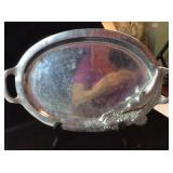 Hacienda Real Mexican Pewter  Tray
