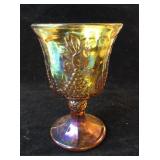 VTG Indiana Carnival Glass Iridescent Gold Harvest