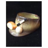 VTG Ceramic Hat & Golf Club Ash Tray