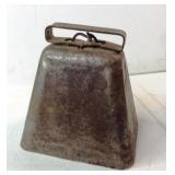 VTG Rustic Large Metal Cow Bell w/ Clapper