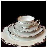 Hutschenreuther Platinum Trim 4pc  Place Setting