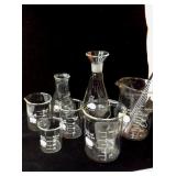 Pyrex Glass Beaker  Set of 7 Pieces