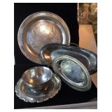 VTG Silverplate Serving trays