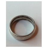 VTG Silver Coin Ring