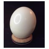 Ostrich Egg  on a BoHo Holder