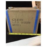 Exxon Wood Shipping Box  Sealed