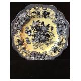 Spode Collection Archive Plate Blue Rose Deco