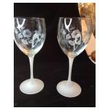 VTG Avon Hummingbird Goblets Set of 2