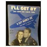 1943 Irving Berlin  ' I'LL Get By ' Sheet Music